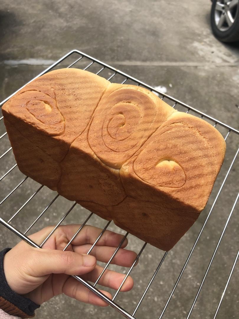 奶香手撕面包吐司，超简单！面包机+松下蒸烤箱