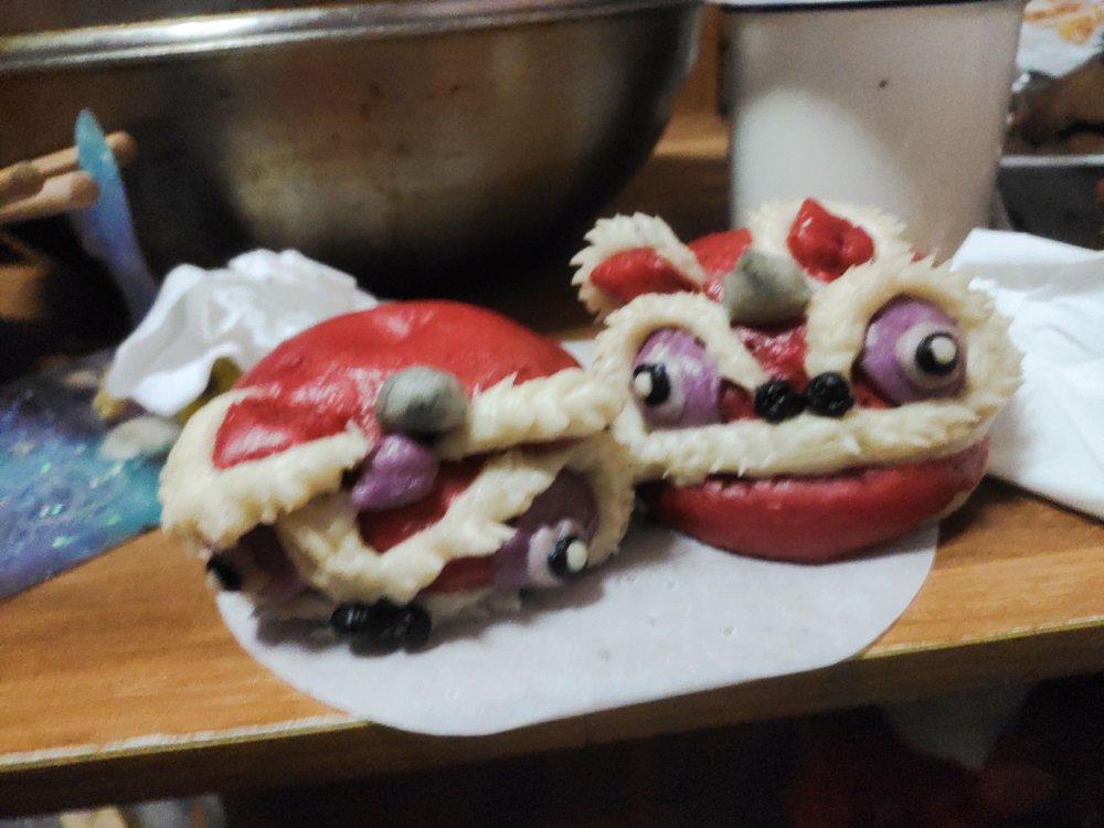 🧨国潮来袭｜醒狮馒头