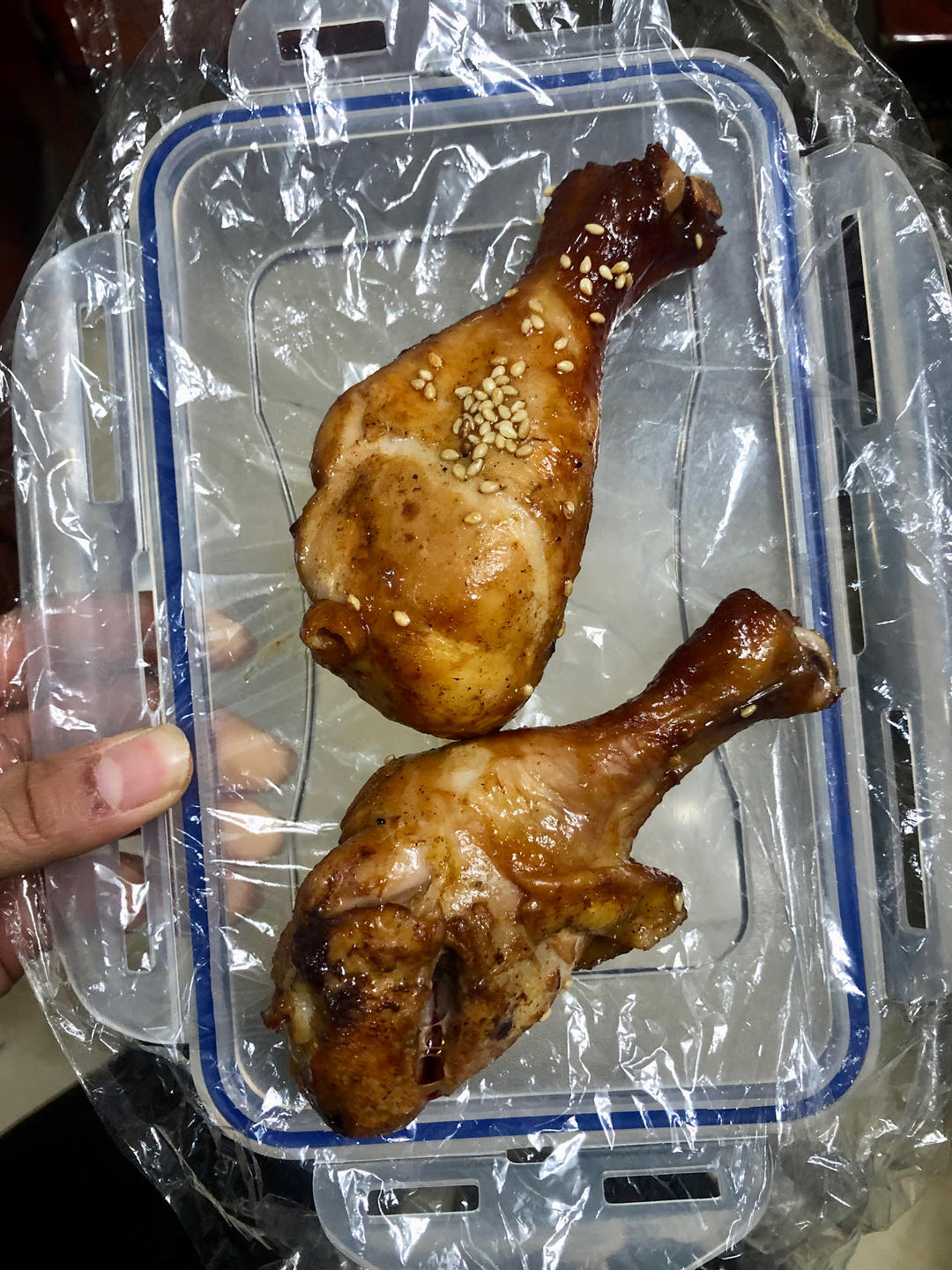 姐妹们，减肥也要多吃肉！空气炸锅版奥尔良蜜汁烤翅根来啦！
