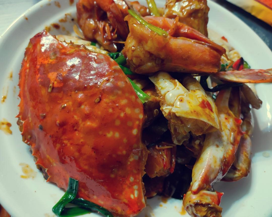 烧魂炒大虾蟹的做法