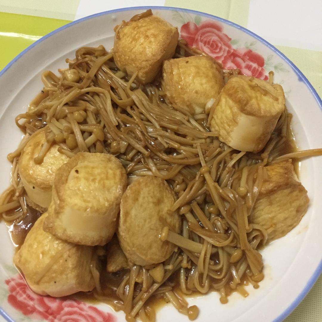超级下饭菜--金针菇日本豆腐