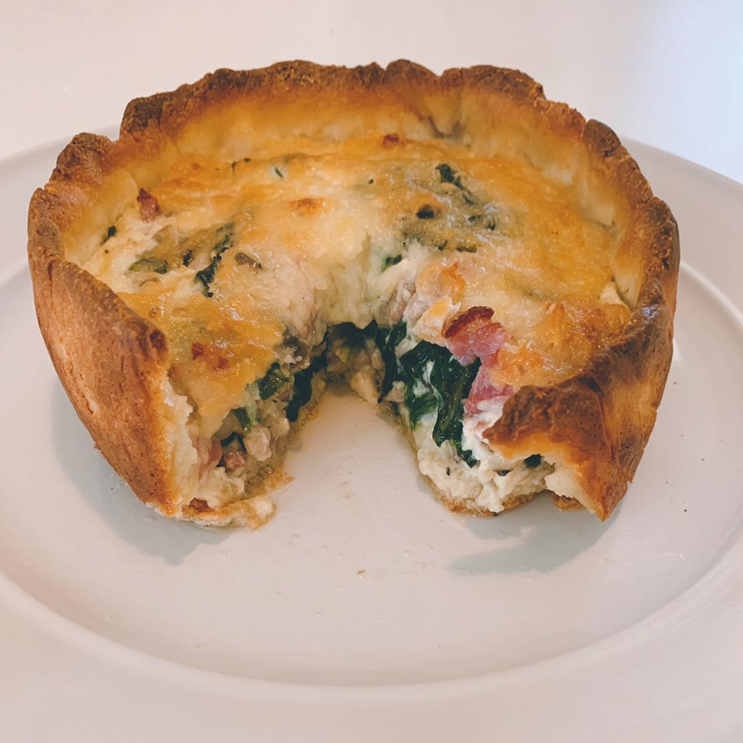 【生酮低碳】法式咸派蛋奶派quiche