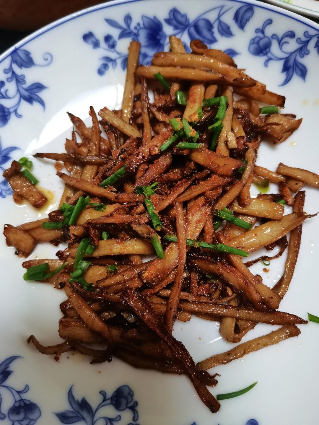 越嚼越香‼️比肉还要好吃👉干煸孜然杏鲍菇