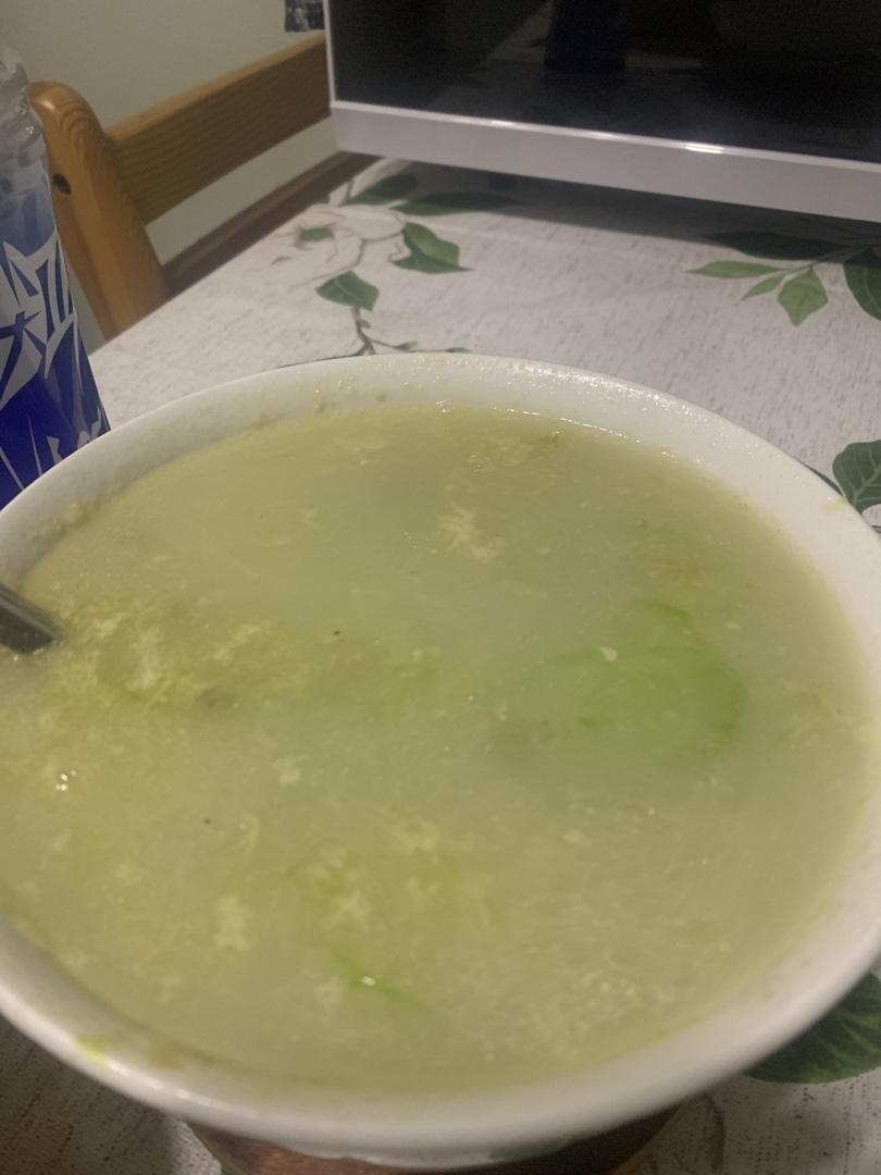 黄瓜皮蛋汤