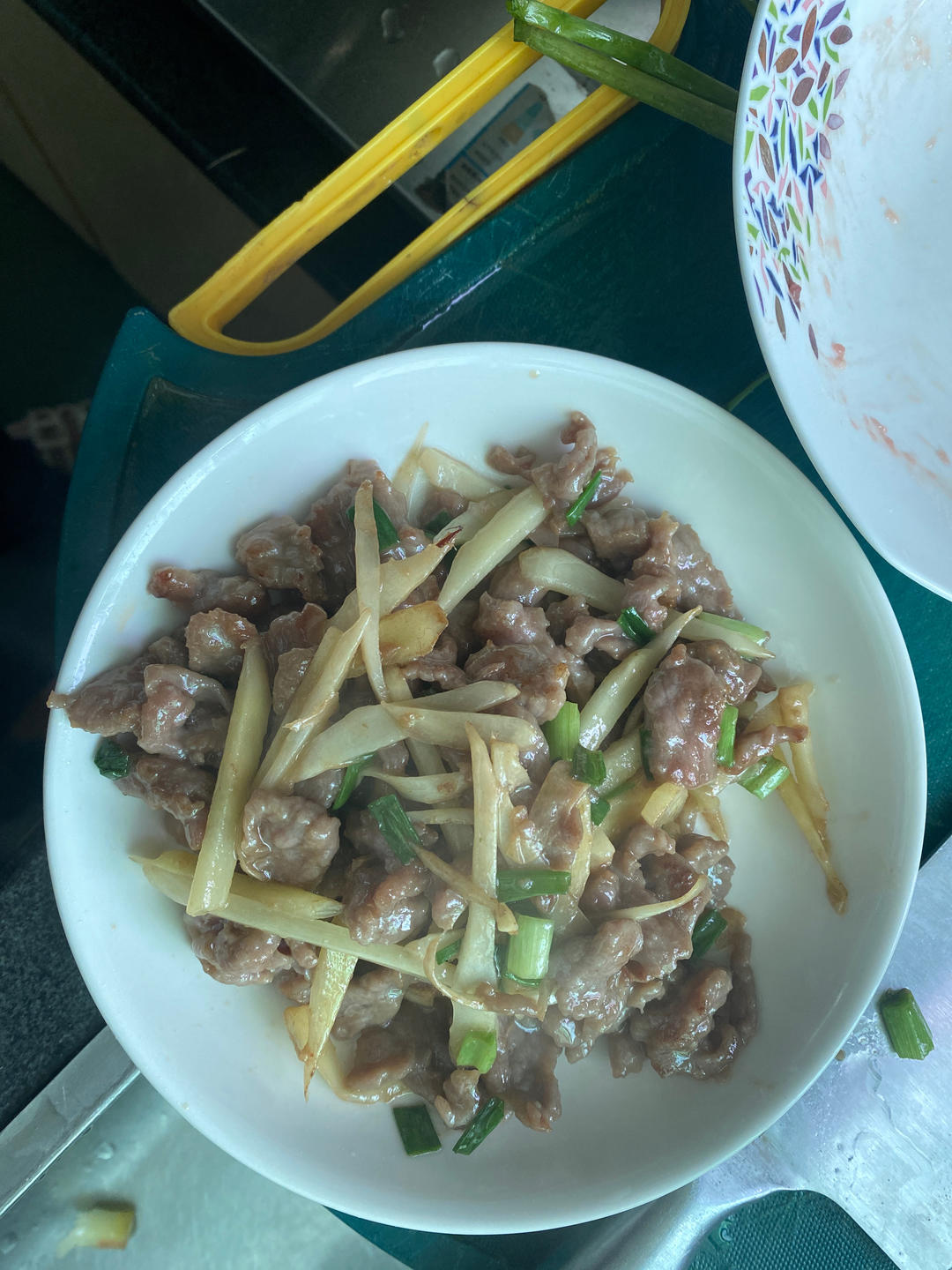 福安菜:嫩姜葱爆炒牛肉