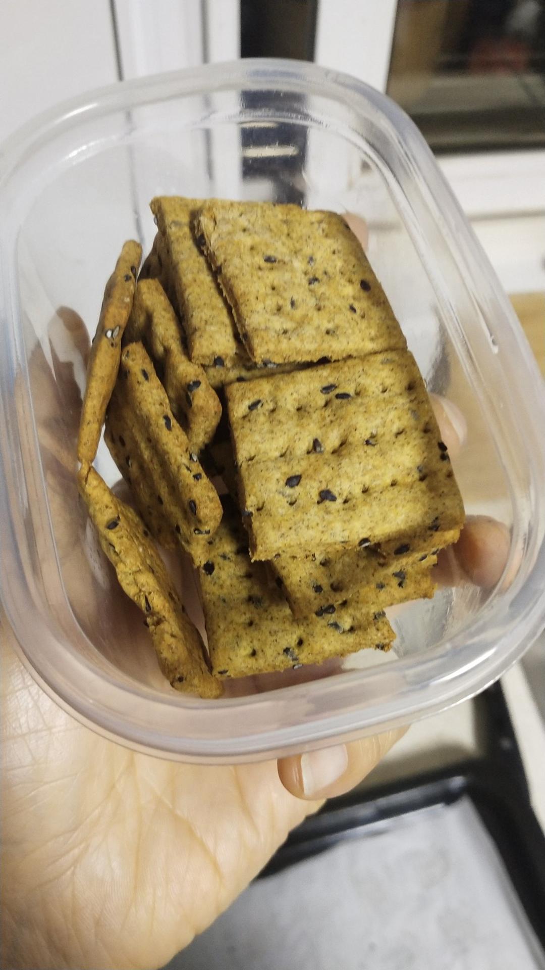 无糖低油健康全麦苏打饼干（减脂期零食）