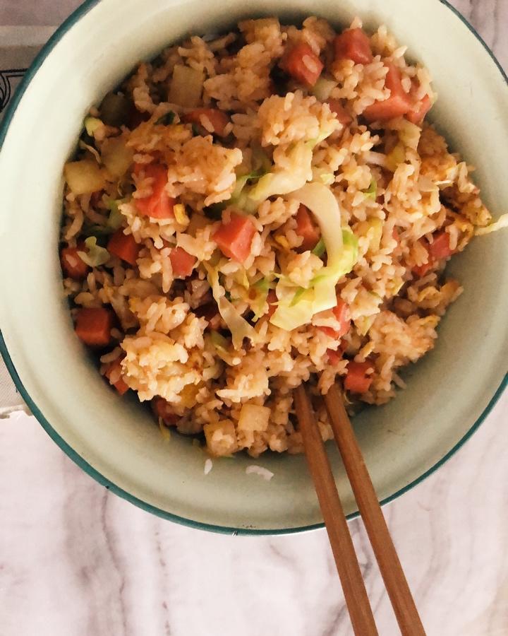 时蔬鸡蛋炒饭（简单快手，宝宝爱吃）