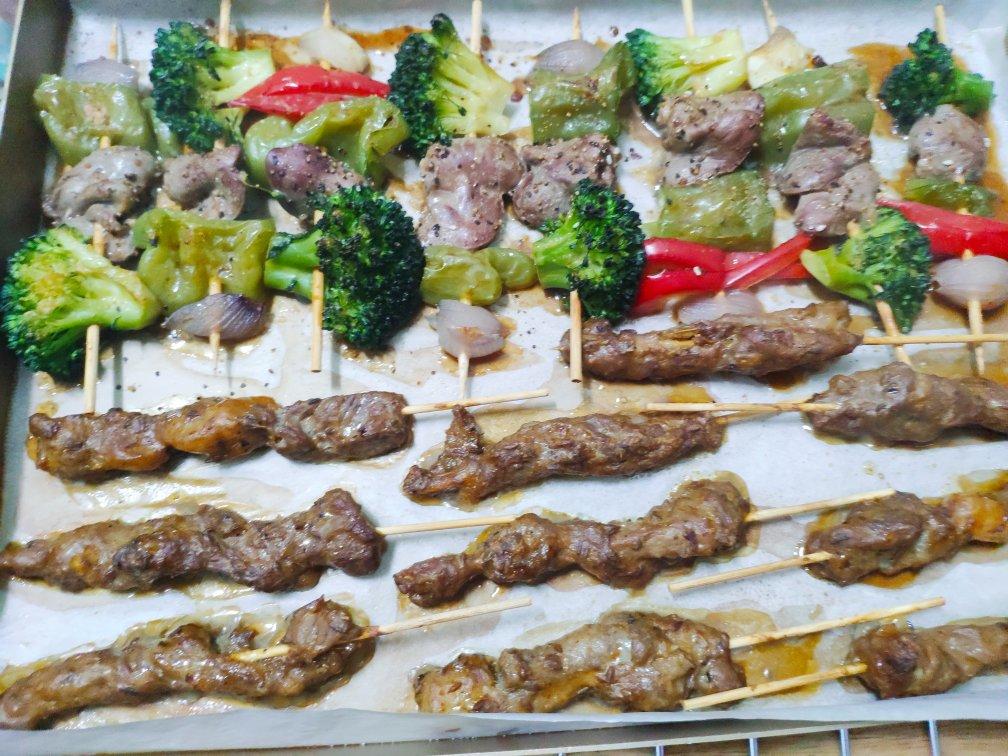 蔬菜烤鸭心