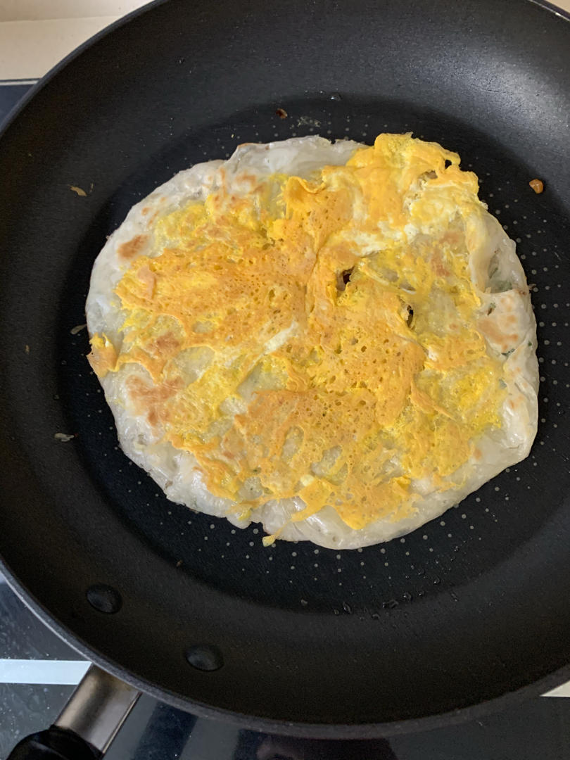 三分钟就可以做好孩子的早餐（手抓饼）
