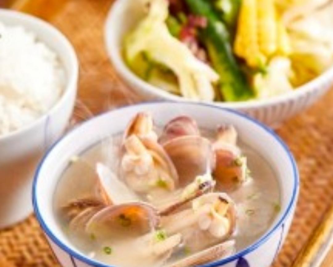 味噌花蛤汤(日式炖煮)