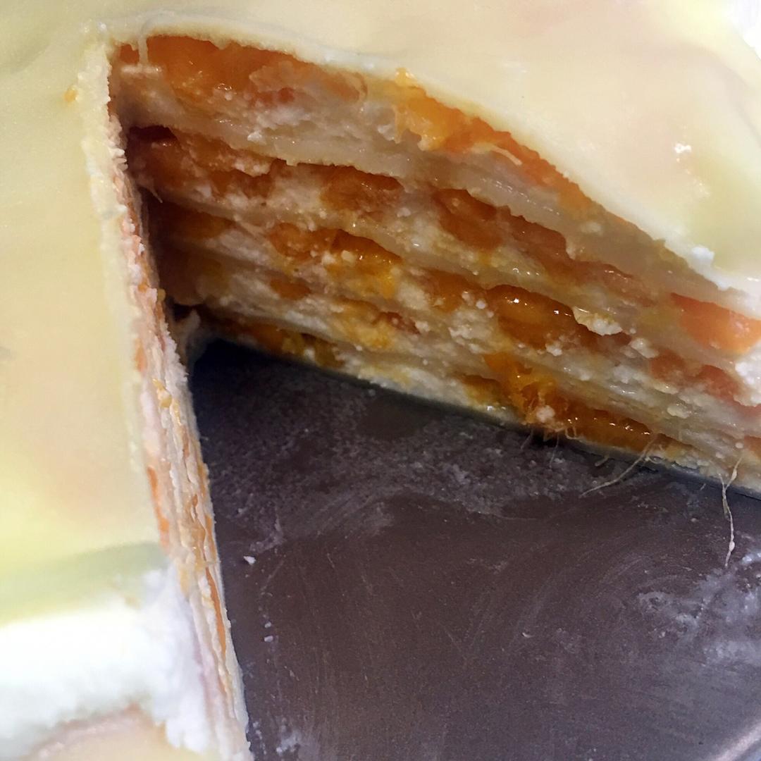 芒果千层蛋糕，100%成功告别煎皮无能