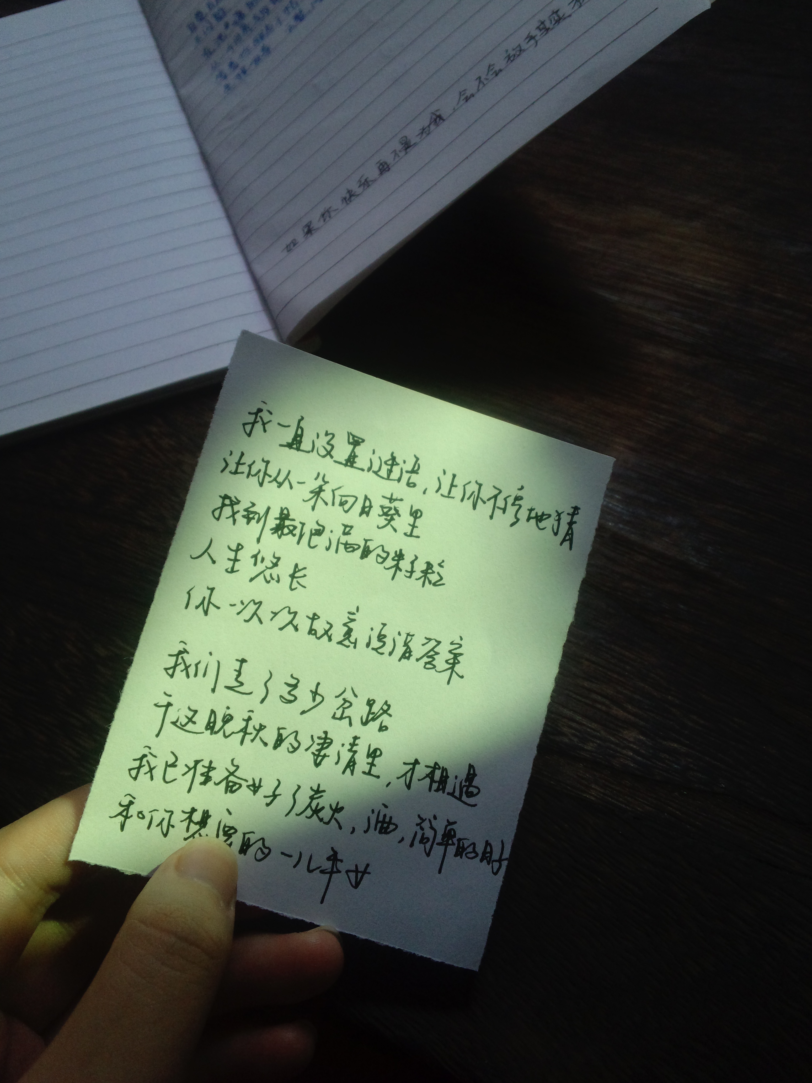 平静而热烈。