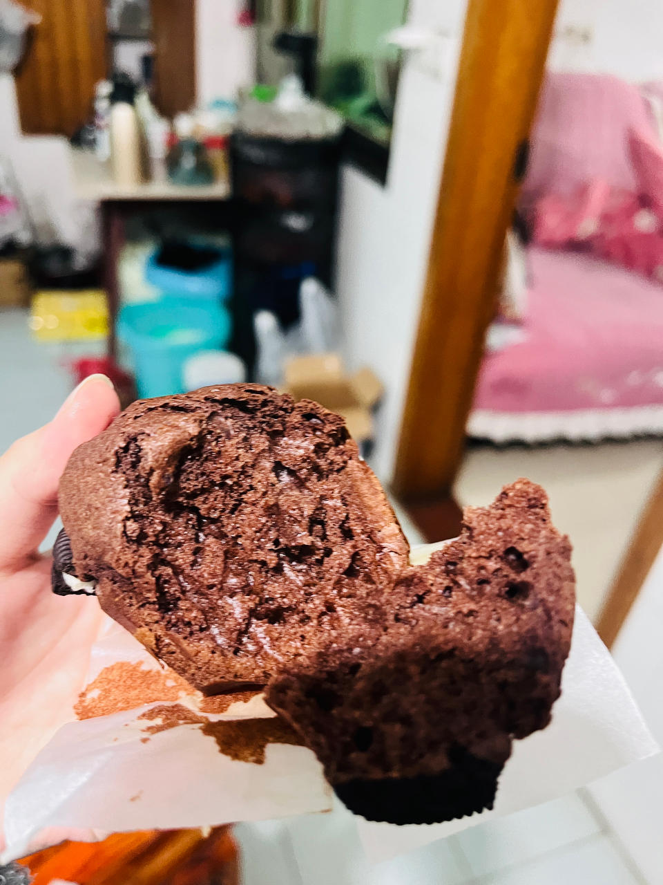 爆炸💥好吃的香浓可可奥利奥麦芬🍫蛋糕