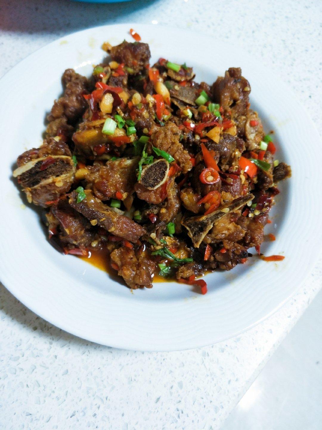 香辣蒜香排骨