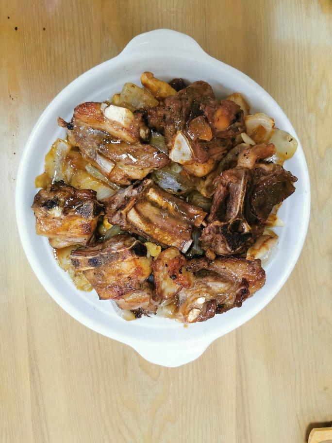 超好吃的烤羊排烤箱版