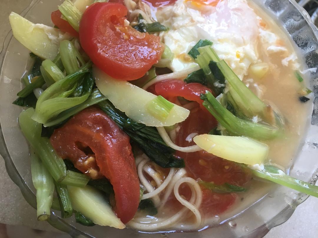 西红柿土豆面