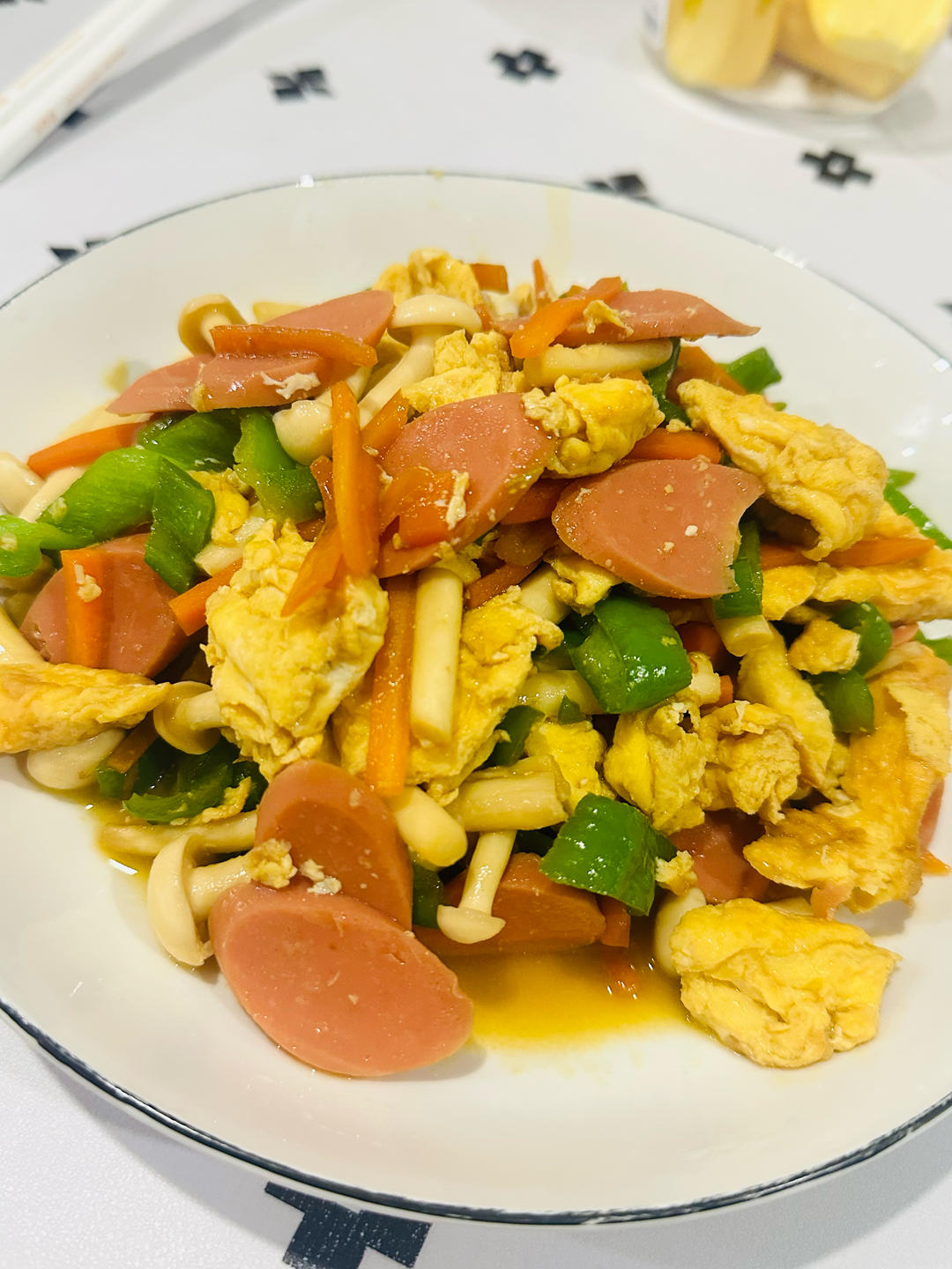 平菇香肠炒蛋🥚