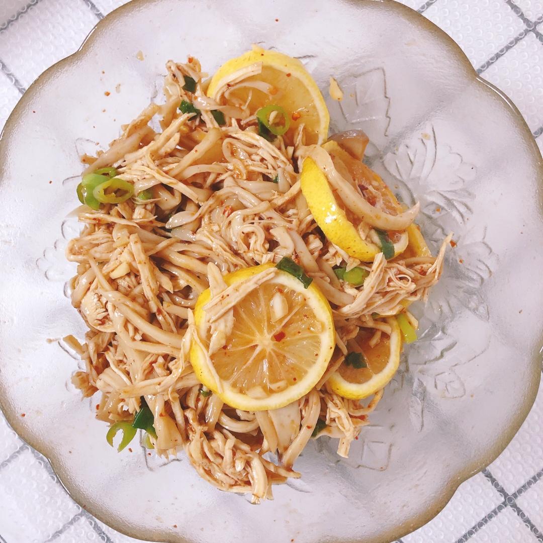 ✅ 第6道快手低脂菜✨清爽美味的柠檬鸡丝🍋鸡胸肉满分吃法💯