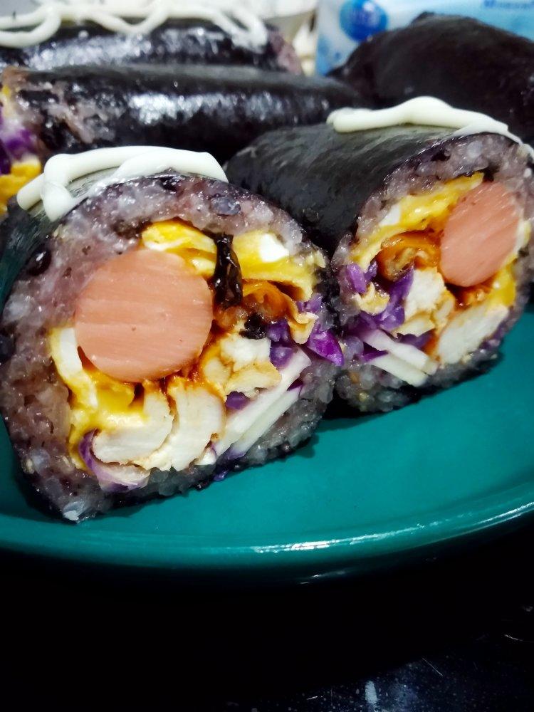 快手早餐…台湾饭团