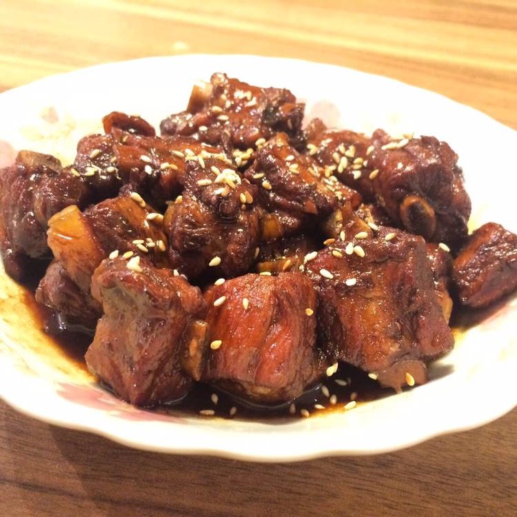 话梅可乐炖子排