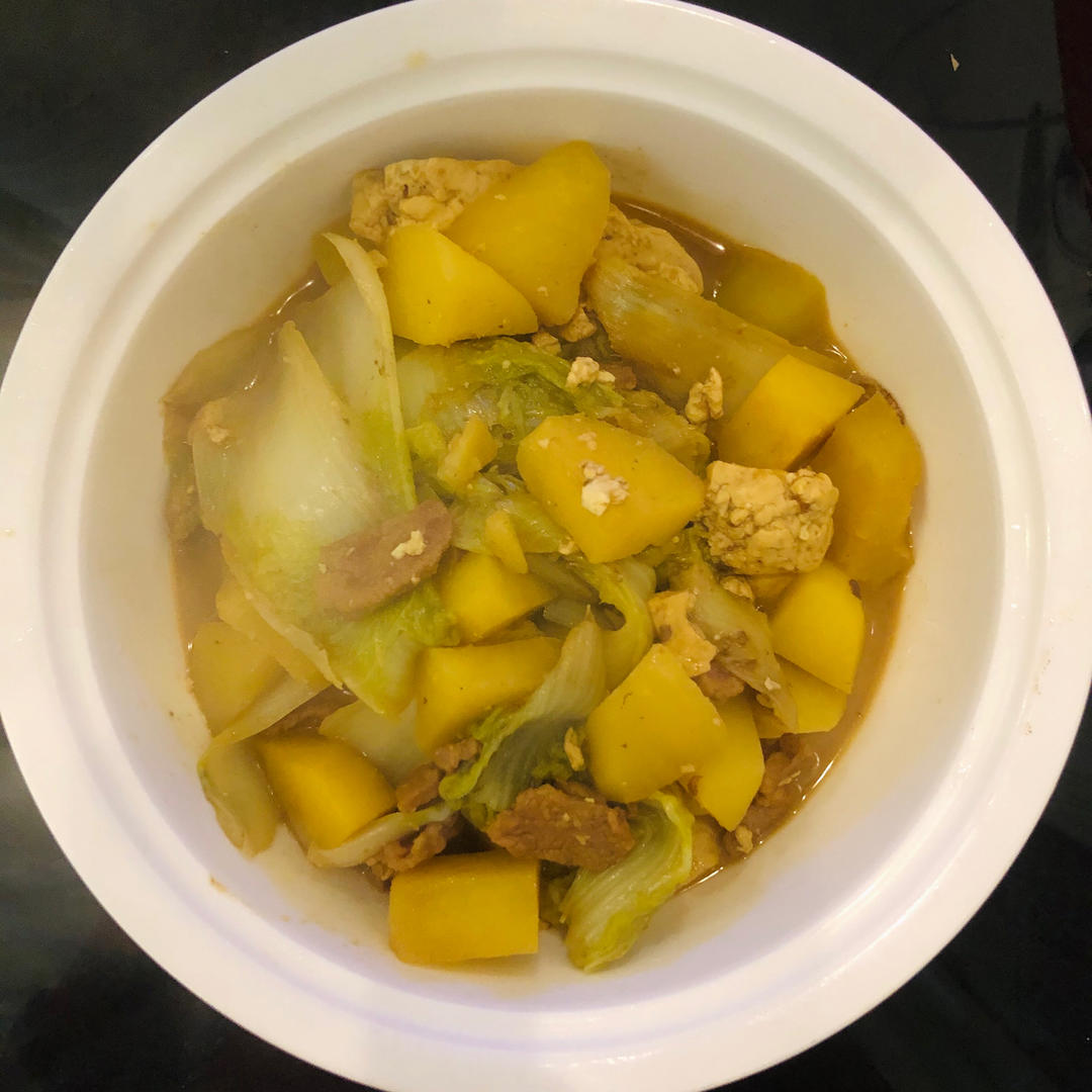 冬季最爱的家常菜！大白菜炖大豆腐或干豆腐