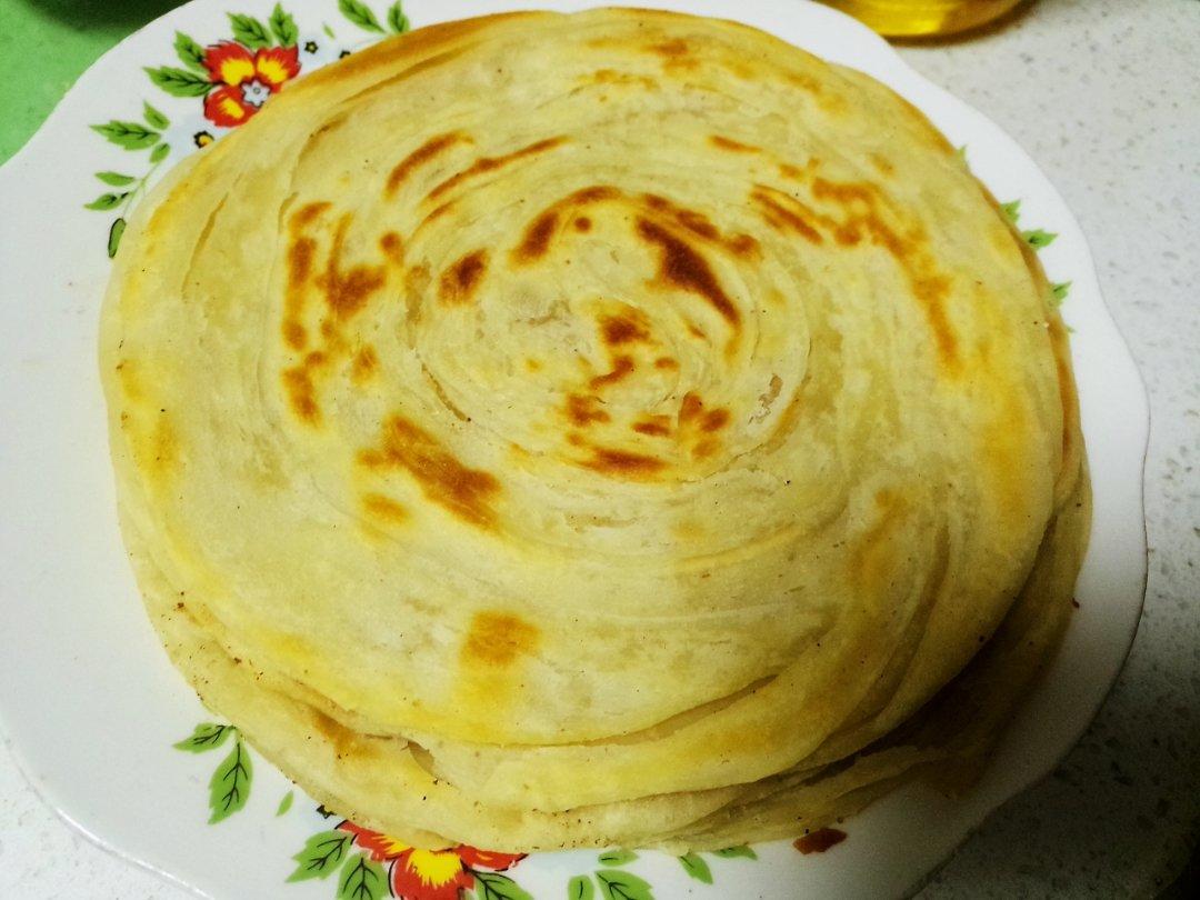 酥脆葱花手抓饼—在家也能做