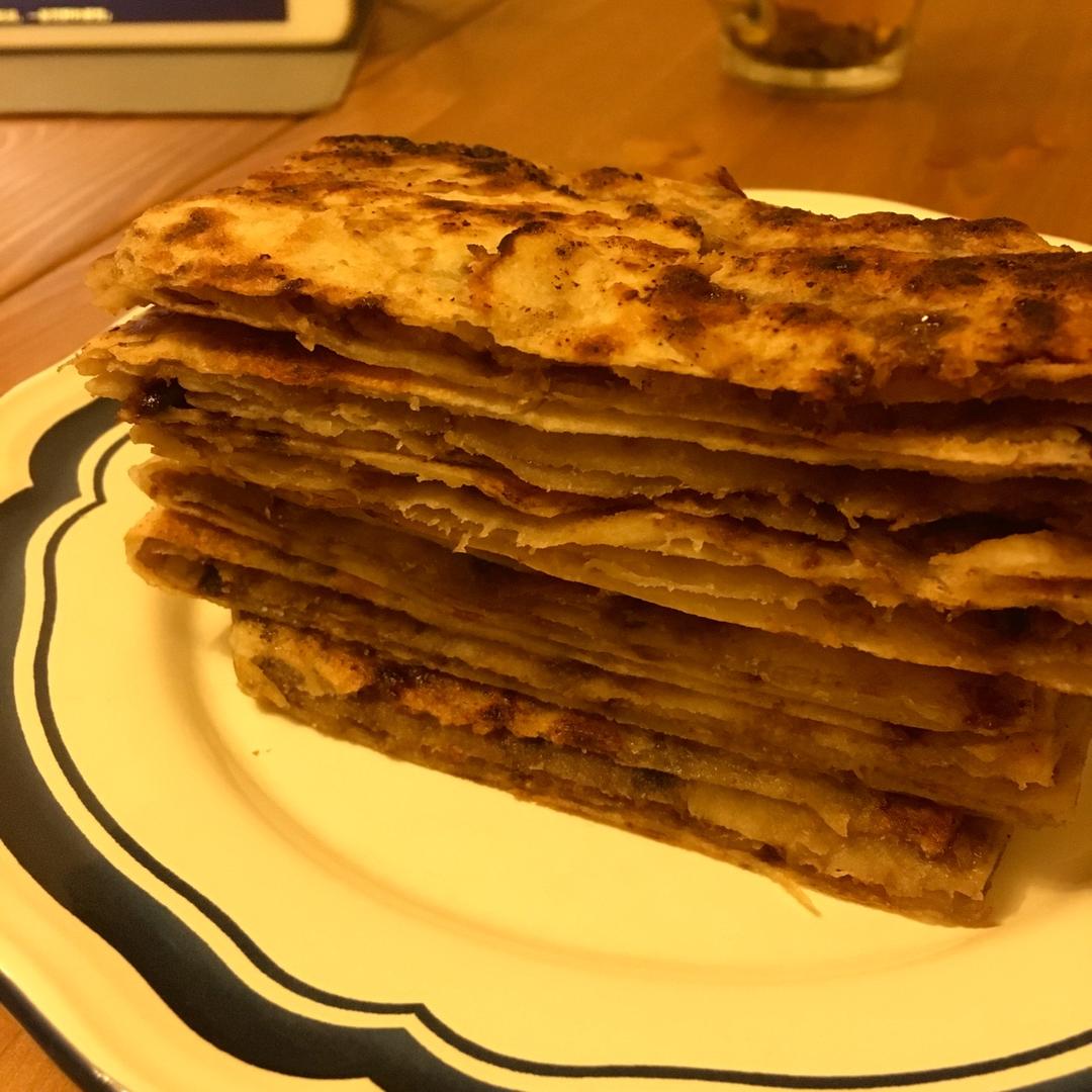 外酥里软香掉牙的麻酱红糖饼