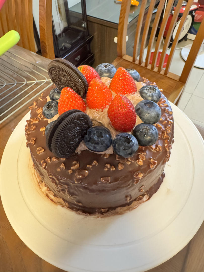 简单好吃巧克力梦龙脆皮蛋糕