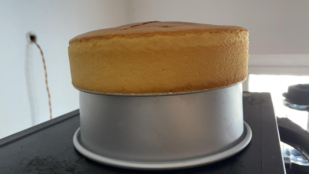 超好记八寸戚风蛋糕（后蛋法）