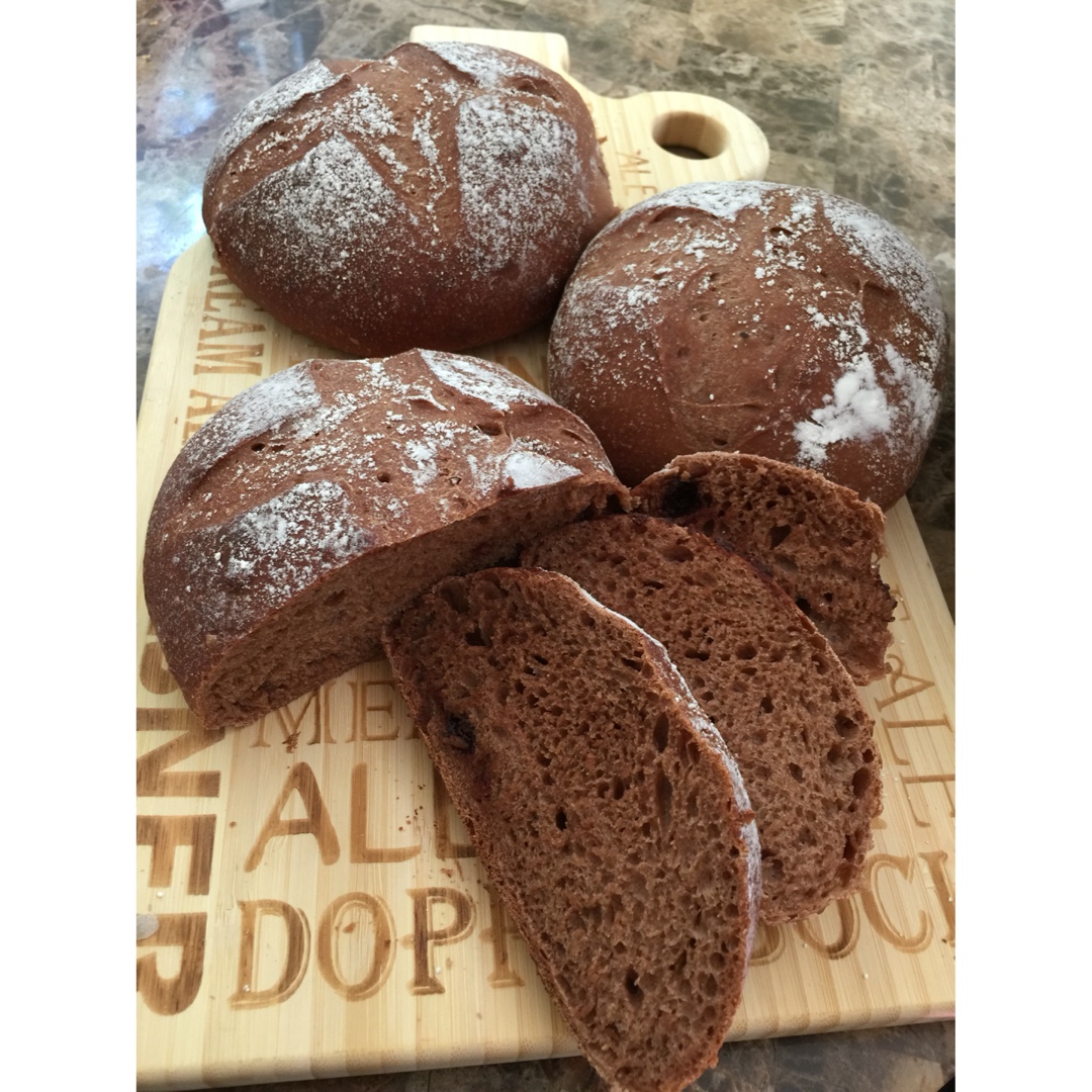 巧克力软欧包(无糖)