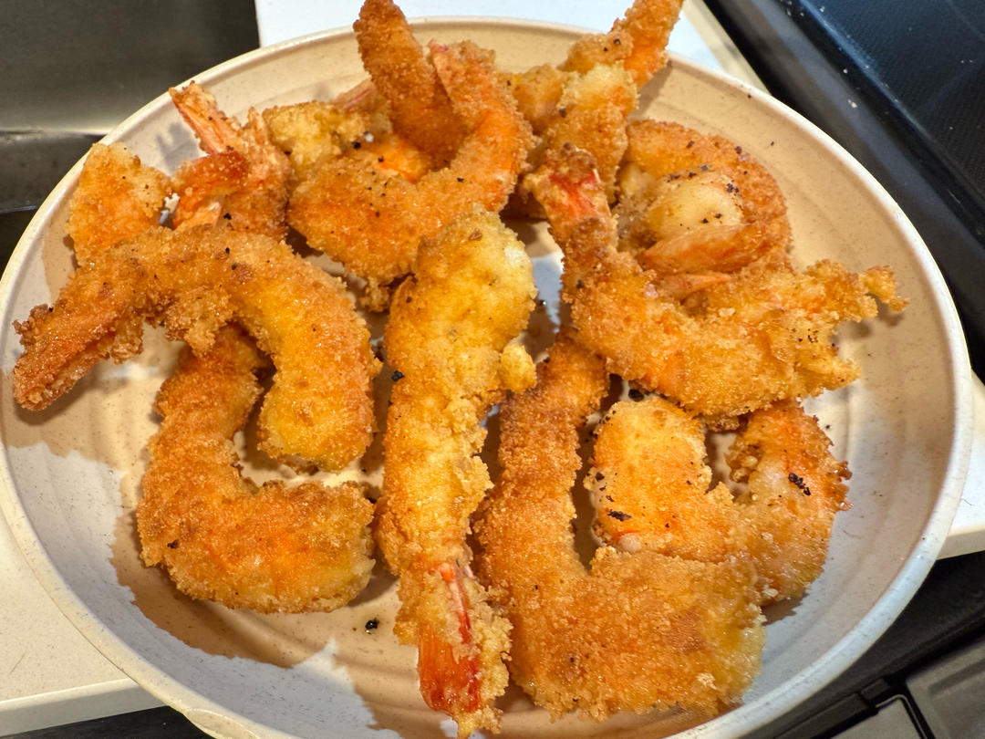 面包糠炸虾