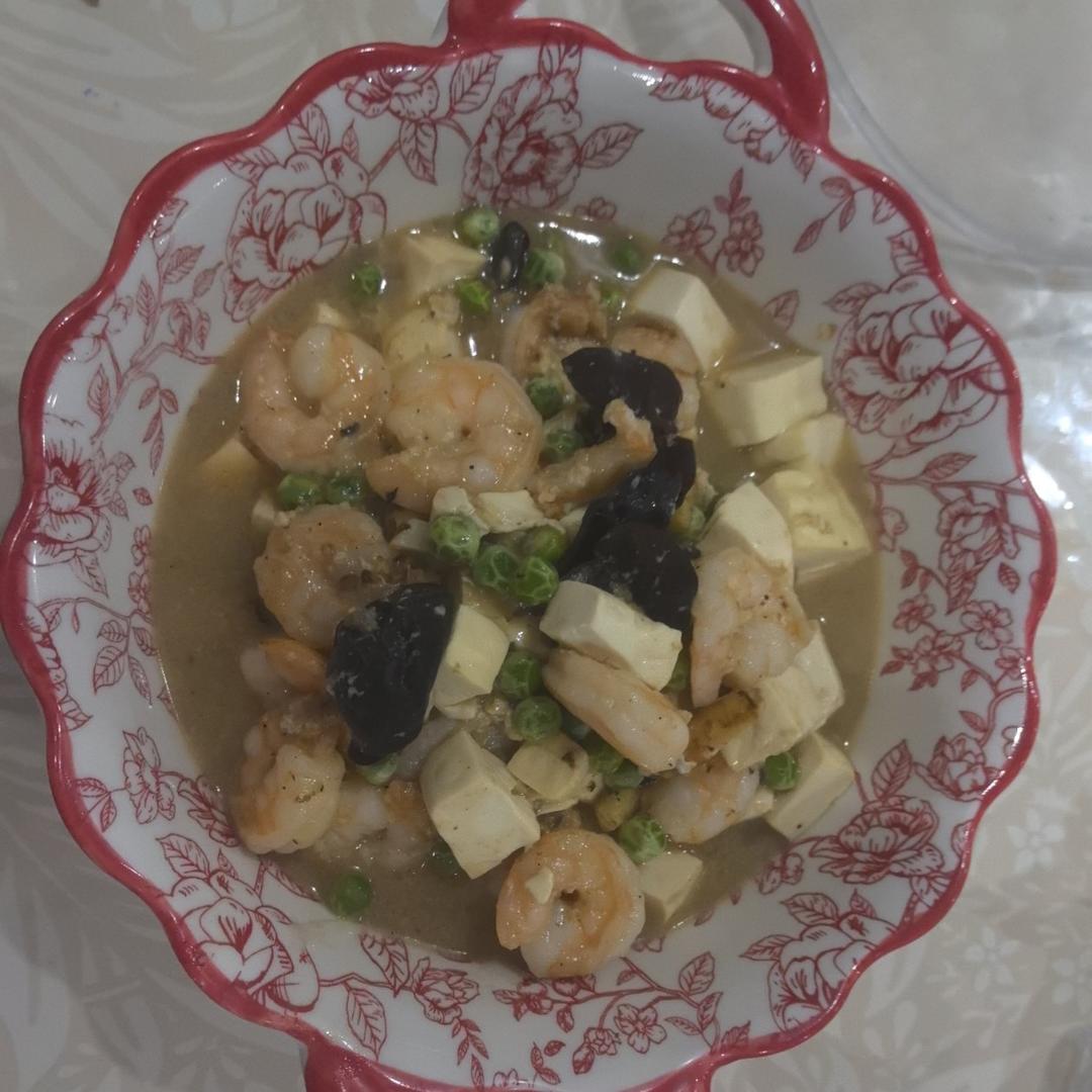 虾仁豆腐