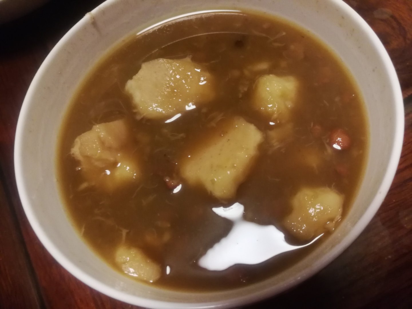 红豆芋头甜汤
