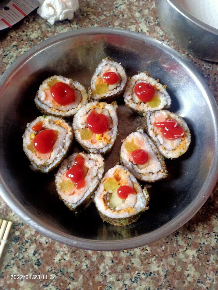🍣家庭版寿司 | 无寿司醋、无寿司米版本👩🏻‍🍳