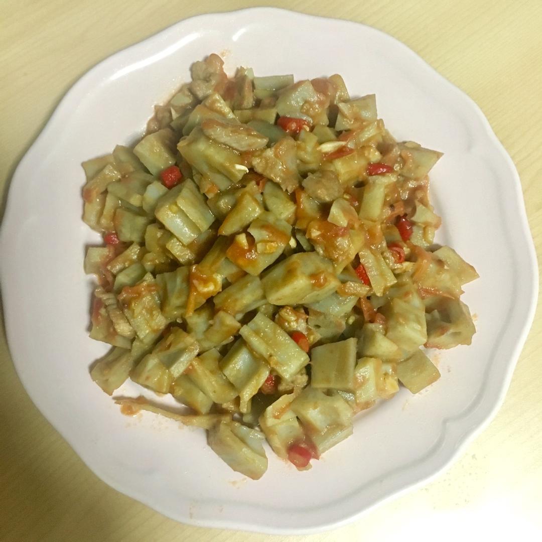 辣炒藕丁