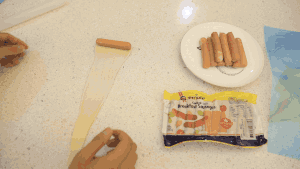 早餐肠仔包-90分钟超快手香肠面包教程的做法 步骤12