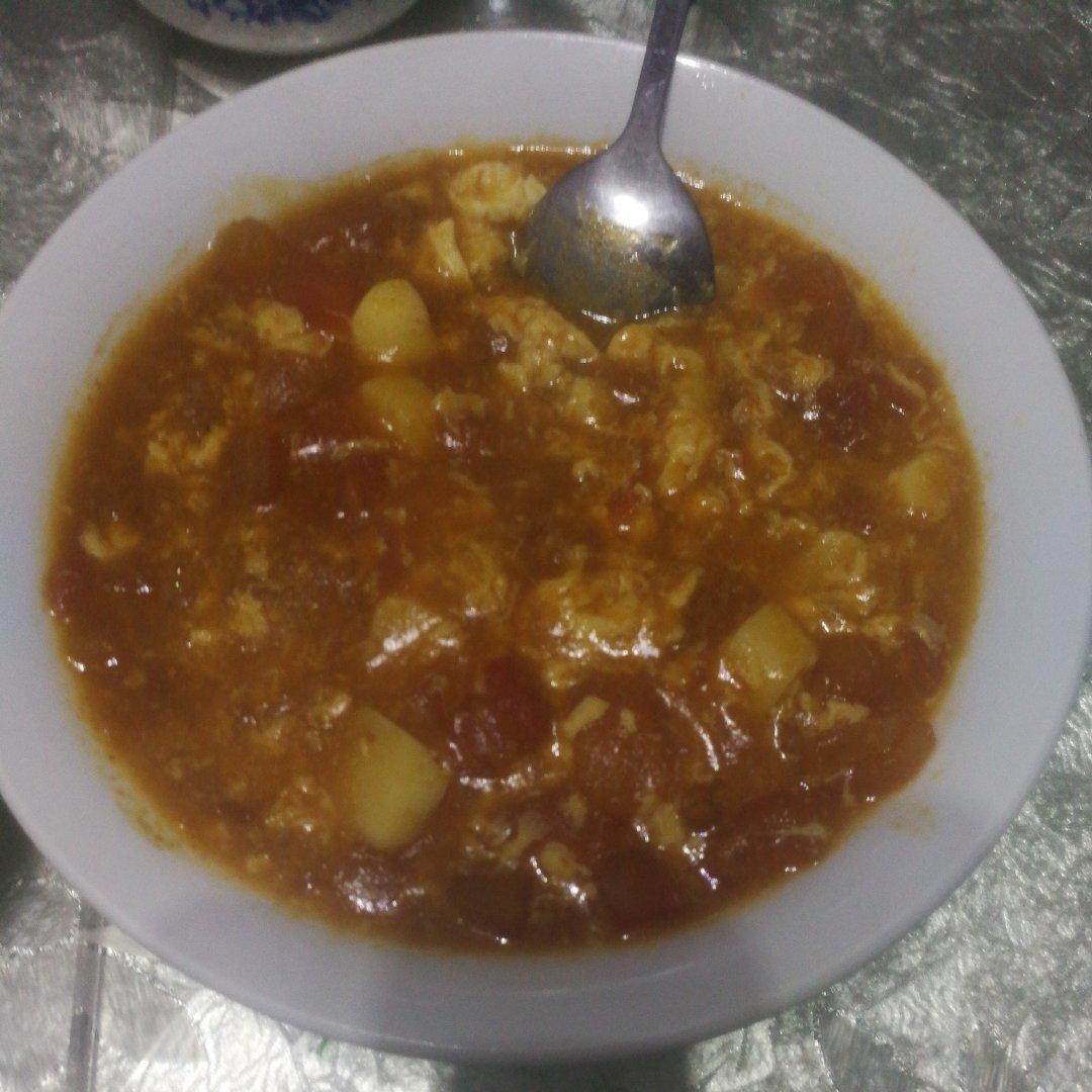 西红柿山药炖牛腩