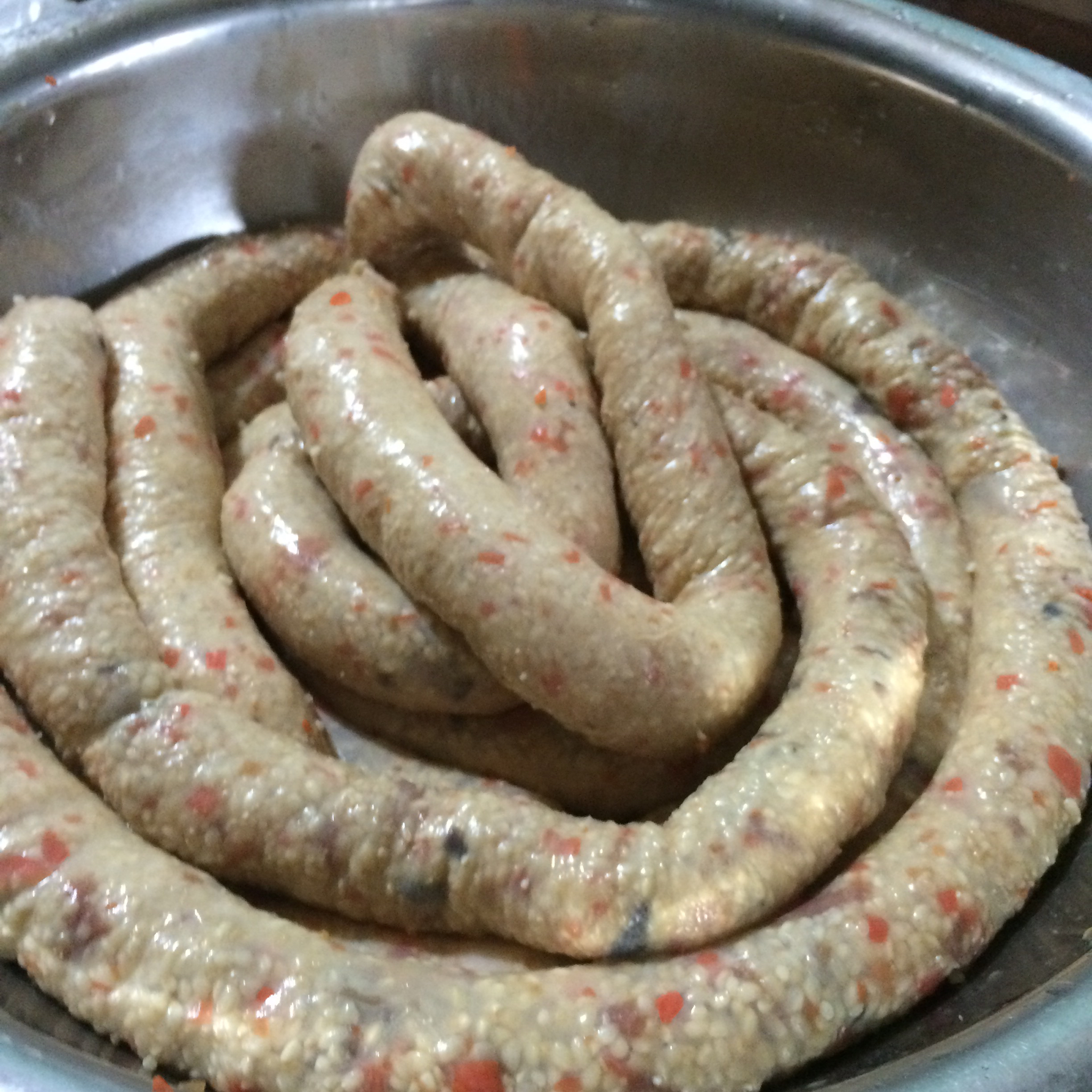 1bwk做的灌制米肠