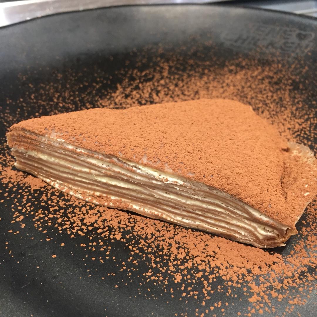 巧克力千层可丽饼