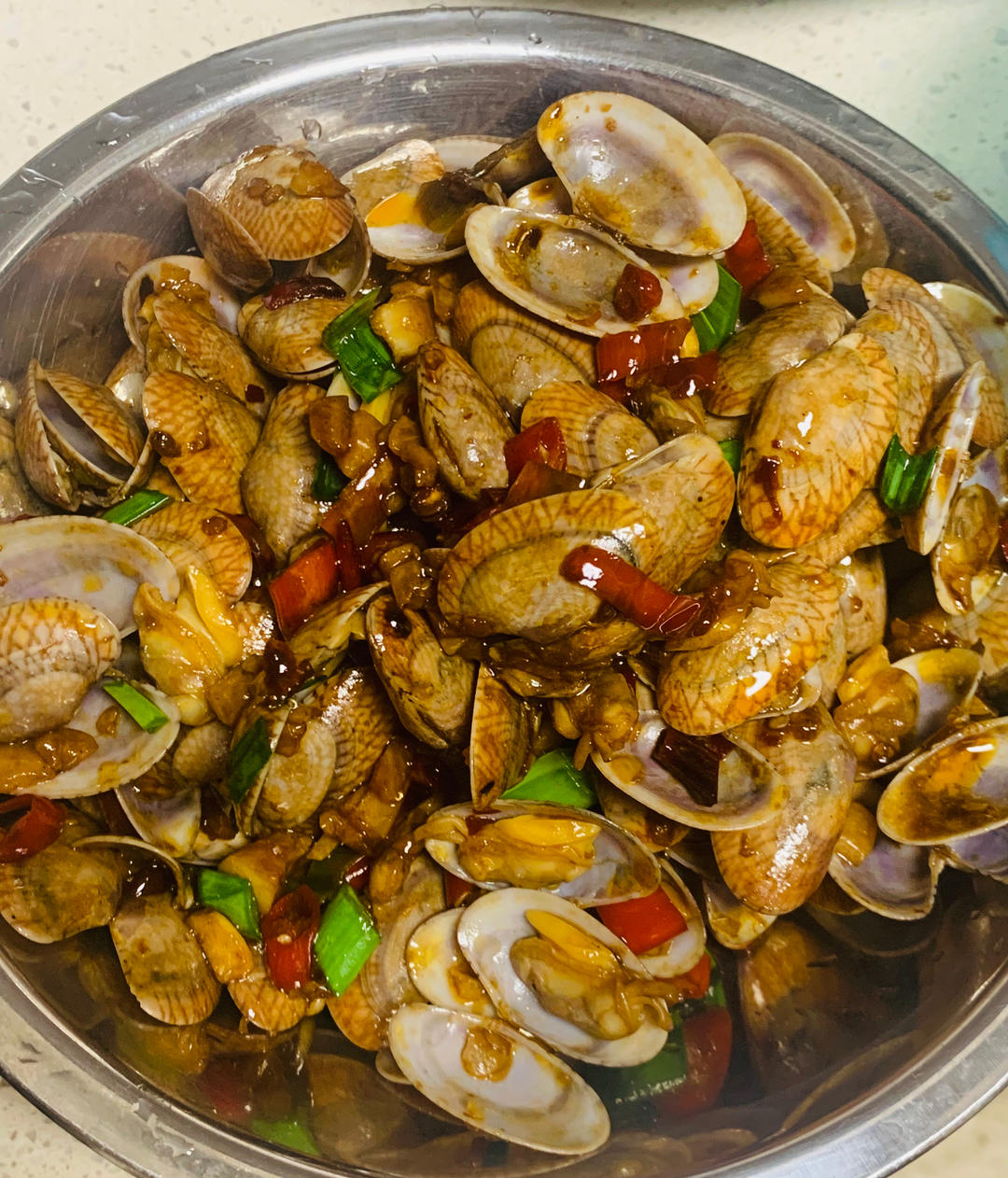 5分钟快手菜❗️秒杀路边摊爆炒花甲～好吃到爆