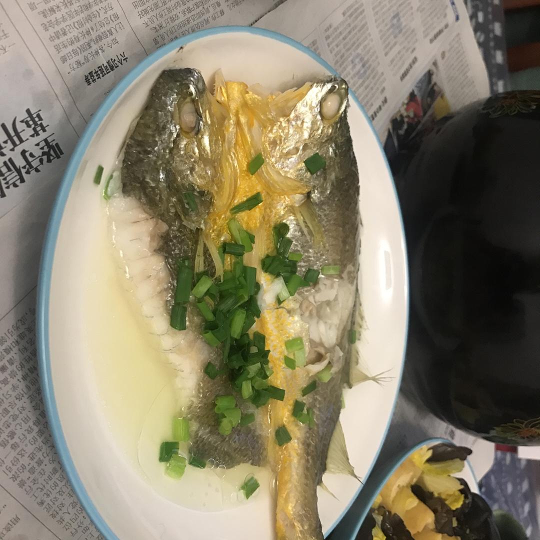 年年有余（清蒸黄花鱼）