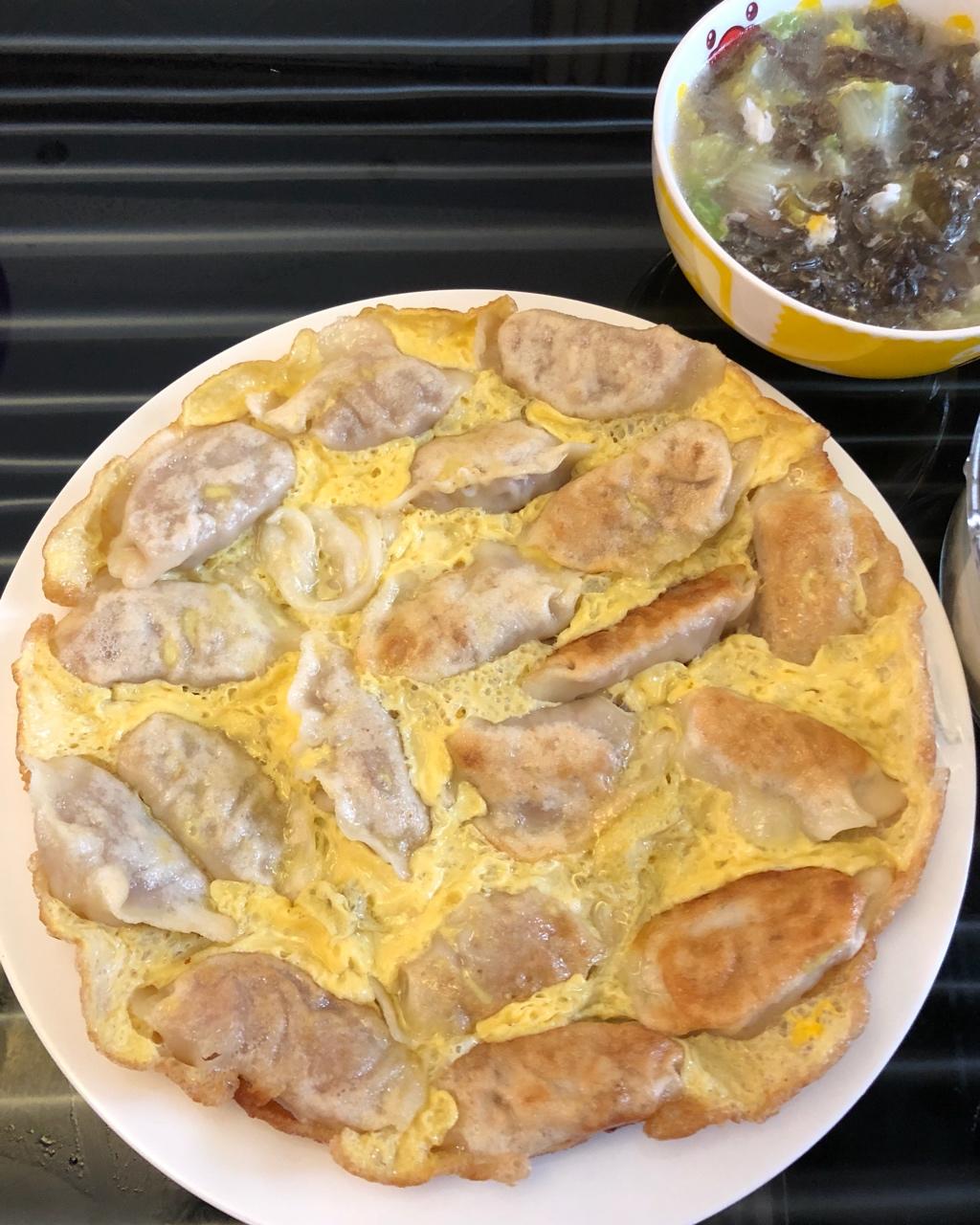 懒人快手抱蛋煎饺