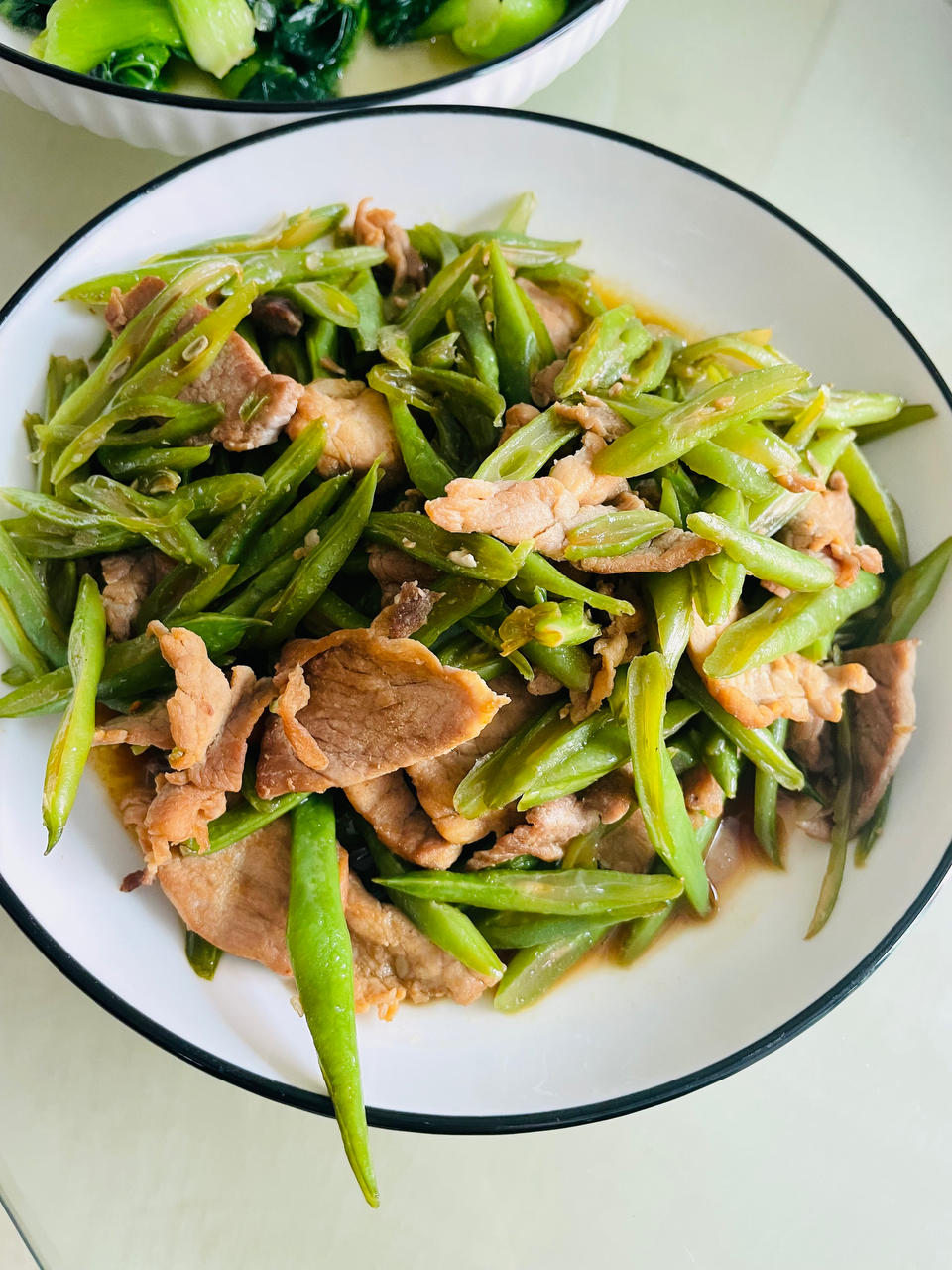 四季豆炒肉丝