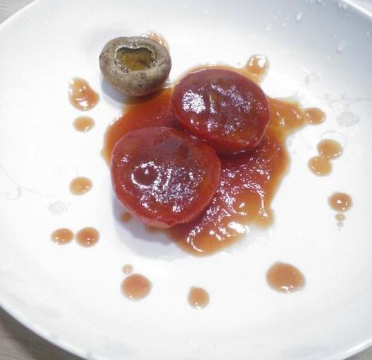 咸蛋黄焗番茄（你们一定要吃这是某五星级酒店的招牌菜！！！）的做法