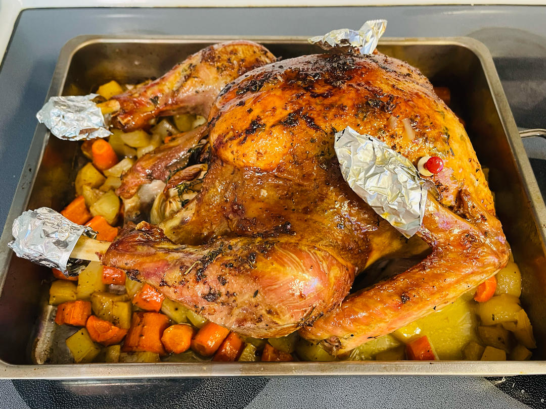 感恩节烤火鸡