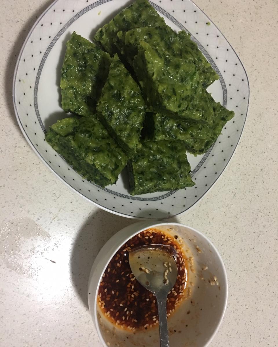毛毛豆米汤做的菜疙瘩