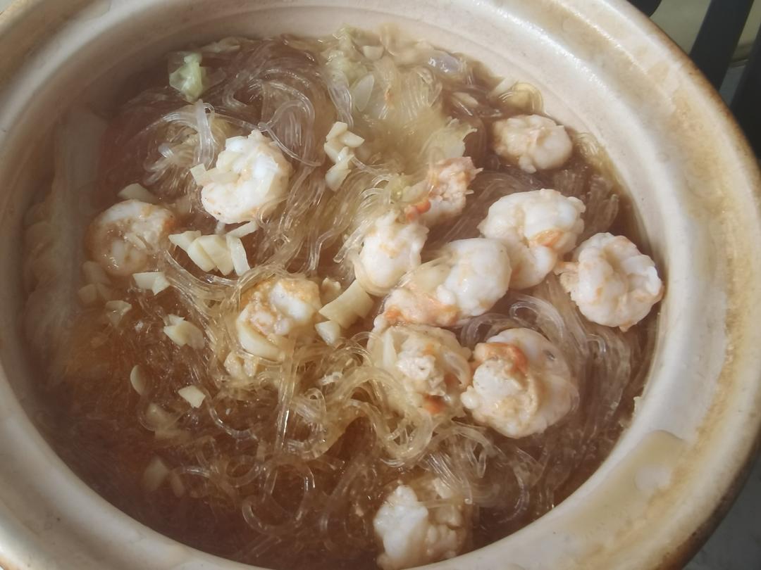 虾仁粉丝煲