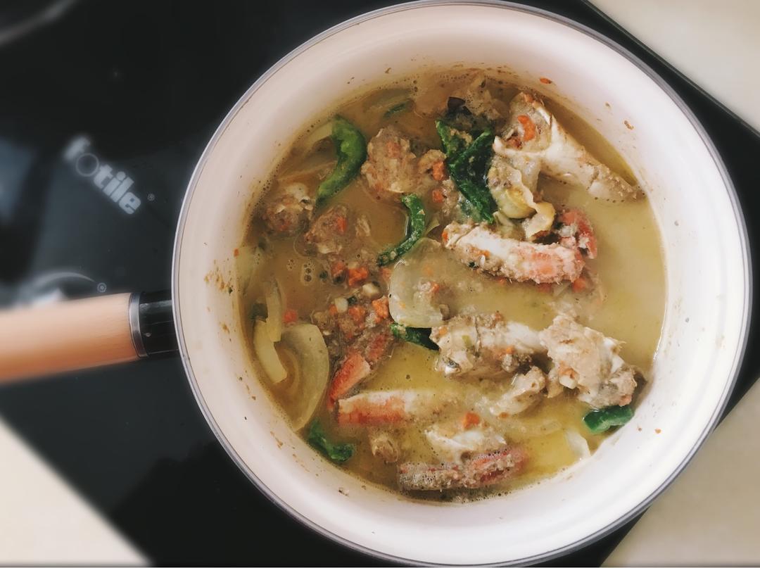 咖喱炒英国黄金面包蟹【主食-海鲜-面包蟹】