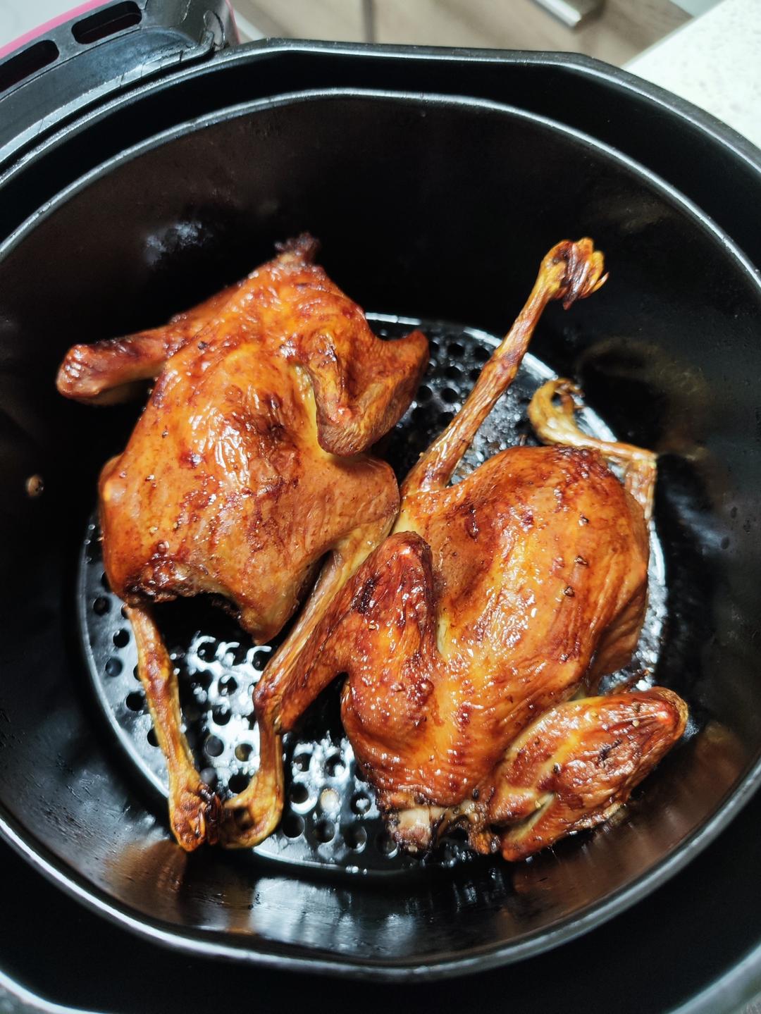 空气炸锅烤乳鸽