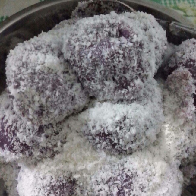 淡奶紫薯糯米糍